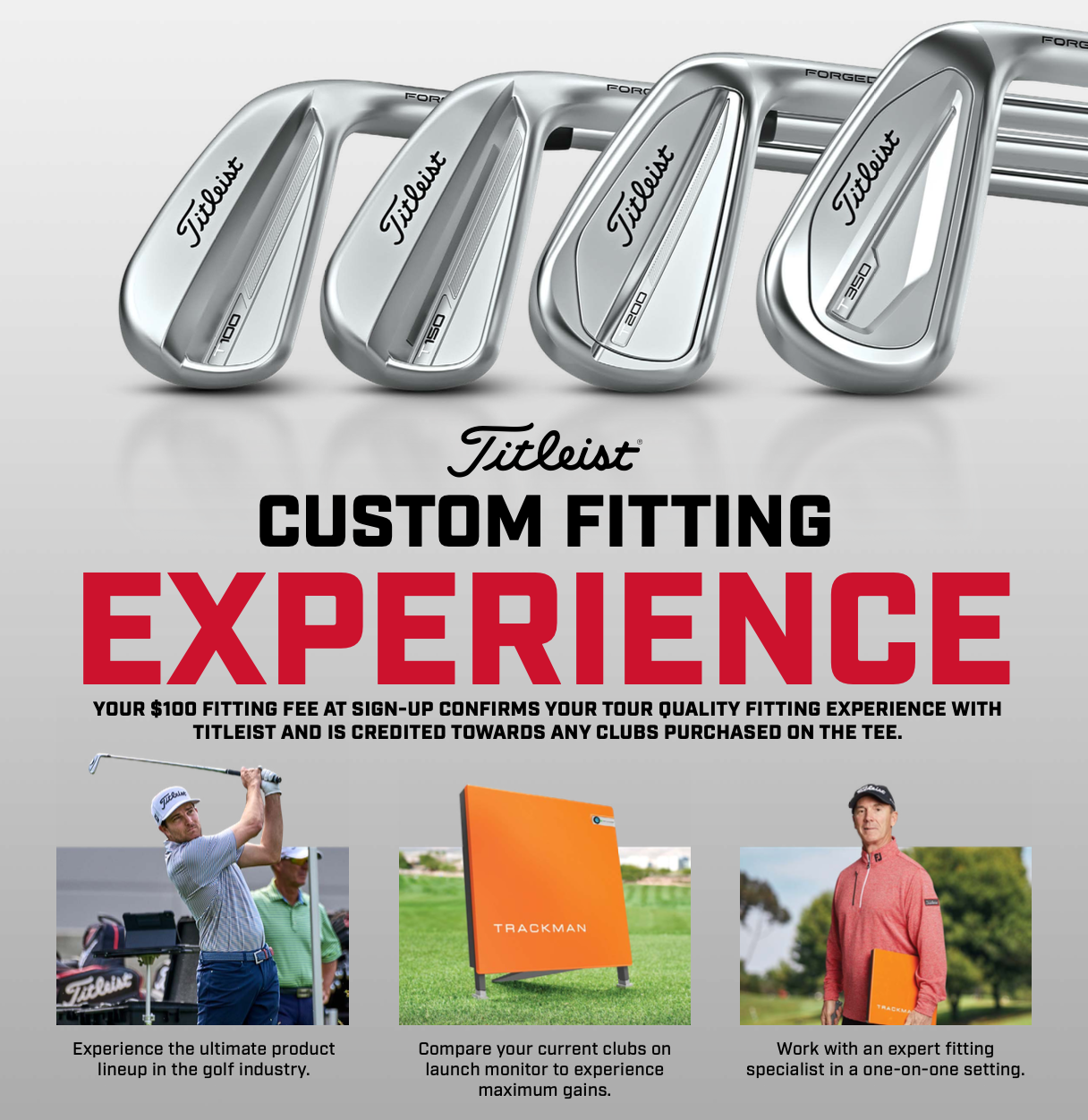 Titleist TSeries Fitting Experience Flyer 8pt5x11